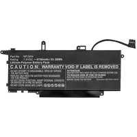 Coreparts Laptop Battery for Dell 51Wh  Li-Po 7.6V 6750Mah Black