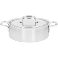 Demeyere Deep frying pan with 2 handles and lid  5-Plus 40851-381-0 - 24 Cm
