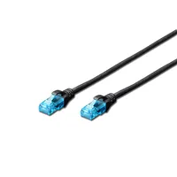 Digitus Dk-1512-005/Bl 2X Rj45 8P8C connectors. Structure 4 x 2 Awg 26/7, twisted pair. Boots with kink protection, strain relief and latch protection.