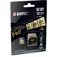 Emtec Microsdxc 512Gb Speedin Pro Cl10 100Mb/S Fullhd 4K Ultrahd