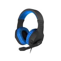 Genesis Argon 200 Gaming Headset, On-Ear, Wired, Microphone, Blue Wired On-Ear
