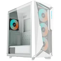 Gigabyte Gb-C301Gw Type C Midi Tower Gaming Case with viewing window white
