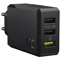 Green Cell Chargc03 mobile device charger Black Indoor
