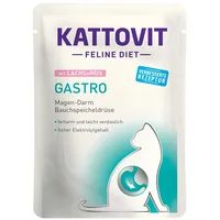 Kattovit Feline Diet Gastro Salmon with rice - wet cat food 85G
