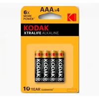 Kodak Xtralife Alkaline Aaa Battery Lr3 4 Pack