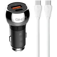 Ldnio C1 Usb, Usb-C Car charger  - Cable
