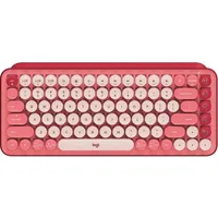 Logitech Keyboard Pop Keys with Emoji keys, mechanical, wireless, Heartbreaker Rose
