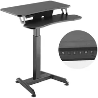 Maclean Mc-835 Portable Desk Electric Height Adjustable 72 -122Cm max. 37 kg Control Panel Sit Stand Work Station
