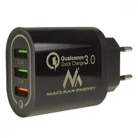 Maclean Universal 3Xusb quick charger  Mce479B
