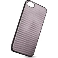 Mocco Carbon Premium Series Back Case Silicone For Samsung A320 Galaxy A3 2017 Silver