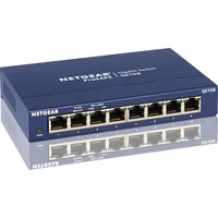 Netgear Gs108Ge 8-Port Gigabit Ethernet Unmanaged Switch