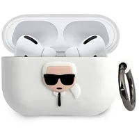 Original  case Karl Lagerfeld Klacapsilglwh for Apple Airpods Pro white