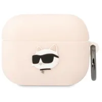 Original case Karl Lagerfeld Klaprunchp for Apple Airpods Pro 3D Sil Nft Choupette / pink