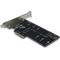 Pcie Adapter for M.2 and Sata drives Drive 2Xm.2 Pcie, Host x4, Sata, card