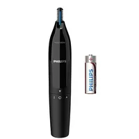 Philips Nose  And ear trimmer Nt1650/16 100 waterproof, Dual-Sided protective guard system, Rotating switch, Aa-Battery included