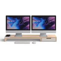 Pout Eyes9 - All-In-One wireless charging  And hub station for dual monitors, Deep White
