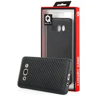 Qult Luxury Carbon Back Case Silicone for Lg K420 K10 Black