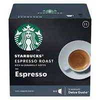 Starbucks Coffee capsules for Espresso Roast, Dolce Gusto machines, 12 caps.
