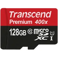 Transcend 128 Gb microSDXC Class 10 Uhs-I 400X Memory Card Ts128Gusdu1
