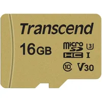 Transcend 500S/16Gb Micro Sdhc Class 10