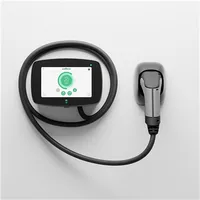 Wallbox Commander 2 Electric Vehicle charger, 5 meter cable Type 2, 11Kw, Occp  Rfid Dc Leakage, Black Type, 2Occp Leakage