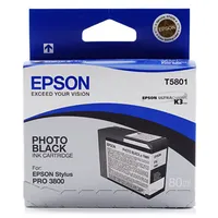Epson ink cartridge photo black for Stylus Pro 3800, 80Ml  C13T580100 010343858770