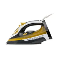 Camry Iron Cr 5029 Steam Iron, 2400 W, Continuous steam 40 g/min, boost performance 70 White/Black/Gold  5908256839373