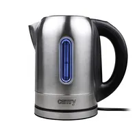 Camry Kettle Cr 1253 With electronic control, 2200 W, 1.7 L, Stainless steel, 360 rotational base  5908256837201