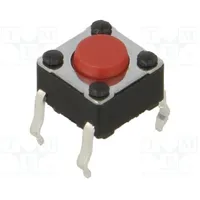 Microswitch Tact Spst-No Pos 2 0.05A/12Vdc Tht none 2.6N  Pts645Sk432Lfs Pts645Sk432 Lfs