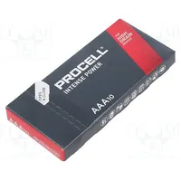 Battery alkaline 1.5V Aaa 1465Mah non-rechargeable 10Pcs.  Bat-Lr03/Drprinbox Lr03 Industrial Intense