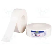 Tape duct W 50Mm L 25M Thk 0.3Mm white natural rubber 10  Hpx-D6000-5025Wh Aw5025