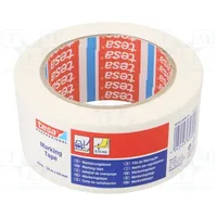 Tape warning white L 33M W 50Mm self-adhesive Thk 0.15Mm  Tesa-60760/Wh 60760-00094-15