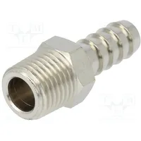 Push-In fitting connector pipe nickel plated brass 9Mm  3040-9-1/4 3040 9-1/4