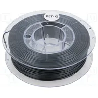 Filament Pet-G Ø 1.75Mm dark steel 220250C 330G  Dev-Petg-1.75-Dss Petg 1,75 Dark Steel Solo 0,33