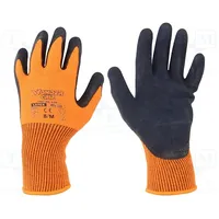 Protective gloves Size 8,M orange acrylic,latex Thermo Lite  Wg-320-M/08 53738