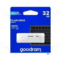 Pendrive Usb 2.0 32Gb R 20Mb/S W 5Mb/S A white  Ume2-0320W0R11