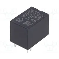 Relay electromagnetic Spdt Ucoil 12Vdc Icontacts max 3A Tht  Luz-12