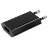 Slim Usb charger 230V - 5V/1A black  Azteyls00100051 8051128100051 100051