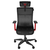 Genesis Ergonomic Chair Astat 700 Base material Aluminum Castors Nylon with Careglide coating  Black/Red Nfg-1944 5901969435337