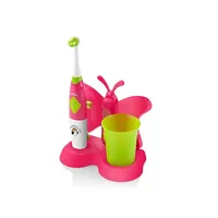 Eta Toothbrush with water cup and holder Sonetic  Eta129490070 Battery operated For kids Number of brush heads included 2 teeth brushing modes Pink 8590393258833