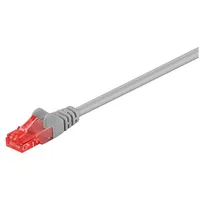 Goobay 95250 Cat 6 patch cable, U/Utp, grey, 0.25 m  4040849952500