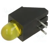 Led in housing yellow 4.85Mm No.of diodes 1 20Ma 60 30Mcd  Ssf-Lxh100Yd-01