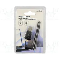 Pc extension card Wifi network Usb A plug 2.0 black  Wnp-Ua300P-02