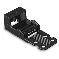 Mounting Carrier - For 3-Conductor Terminal Blocks 221 Series 4 mm² With Snap-In Foot Horizontal Black  Wg221513B 5410329716035