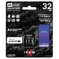 Goodram Memory card microSD Irdm 32Gb Uhs-I U3 A2  adapter Sfgodmdg32M2Aa0 Ir-M2Aa-0320R12 5908267961322