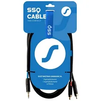 Ssq Mijrca1 - cable mini stereo jack 2X Rca, 1 metre  Ss-1421 5907688758764 Nglssqkab0097