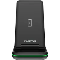 Canyon wireless charger Ws-304 15W 2In1 Black  Cns-Wcs304B 5291485009625