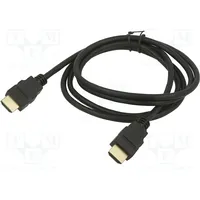 Cable Hdmi 1.4 plug,both sides 1.5M black 30Awg  Art-Oem-44 Kabhd Oem-44