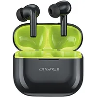 Bluetooth headphones 5.3 T1 Pro black-green  Atawehbtawe0171 6954284003469 Awe000171