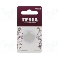 Battery lithium 3V Cr2016,Coin non-rechargeable Ø20X1.6Mm  Bat-Cr2016/Teslab1 8594183397269